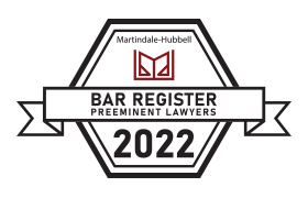 2022 Bar Register Preeminent Lawyers Badge